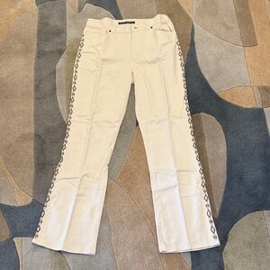 Ralph Lauren Cream Cotton-Blend Pants size 6